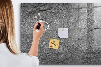 Tablica magnetyczna do pisania w wersji skała wulkaniczna