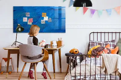 Tablica magnetyczna suchościeralna motyw pióra ptaka