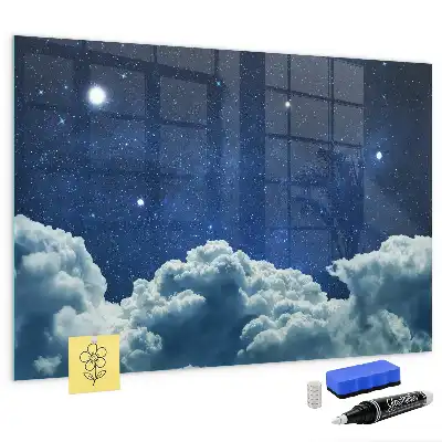 Tablica magnetyczna do pisania motyw nocnego nieba