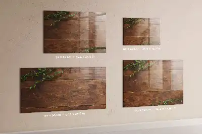 Tablica magnetyczna do pisania z ramą w stylu rustykalnego drewna