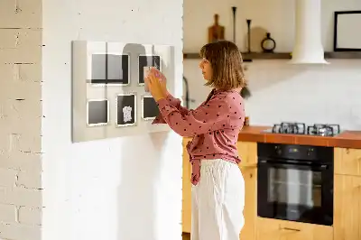 Tablica magnetyczna do pisania w ramce w stylu retro