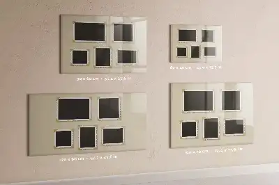 Tablica magnetyczna do pisania w ramce w stylu retro