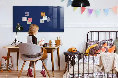 Tablica magnetyczna suchościeralna w kolorze niebieskim