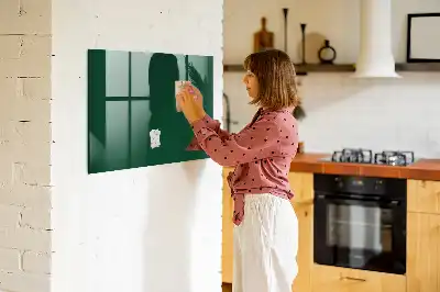 Tablica magnetyczna do pisania w kolorze zieleń butelkowa