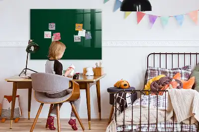 Tablica magnetyczna do pisania w kolorze zieleń butelkowa