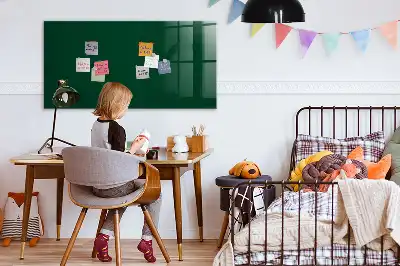 Tablica magnetyczna do pisania w kolorze zieleń butelkowa