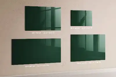 Tablica magnetyczna do pisania w kolorze zieleń butelkowa