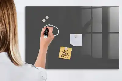 Tablica magnetyczna suchościeralna w kolorze szarym