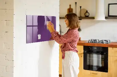 Tablica magnetyczna do pisania w kolorze fioletowym