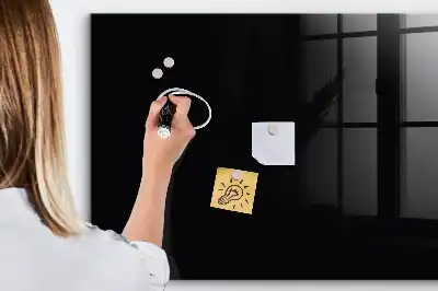 Tablica magnetyczna do pisania w kolorze czarnym