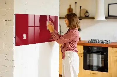 Tablica magnetyczna do pisania w kolorze czerwonym