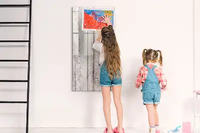 Tablica suchościeralna magnetyczna z drewnianą ramą