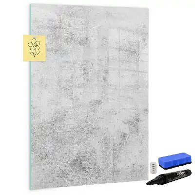 Tablica magnetyczna suchościeralna wzór ściana betonowa