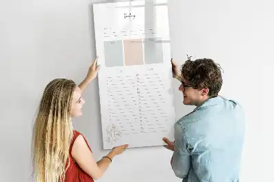Tablica suchościeralna magnetyczna planer na dziś
