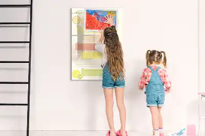 Tablica magnetyczna suchościeralna planer menu