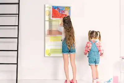 Tablica magnetyczna suchościeralna planer menu