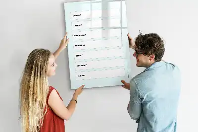 Tablica magnetyczna suchościeralna planer tygodniowy