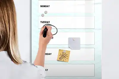 Tablica magnetyczna suchościeralna planer tygodniowy