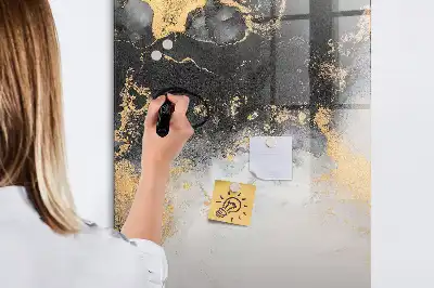 Tablica magnetyczna suchościeralna z motywem abstrakcji marmuru