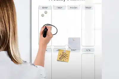 Tablica magnetyczna suchościeralna planer tygodniowy
