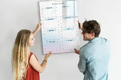 Tablica suchościeralna magnetyczna wersja podstawowa