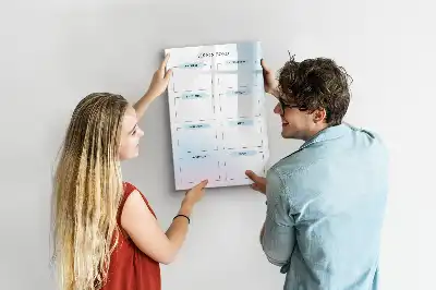 Tablica suchościeralna magnetyczna wersja podstawowa