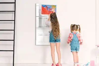 Tablica suchościeralna magnetyczna z nadrukiem cele miesięczne