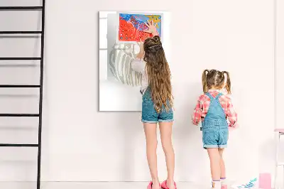 Tablica magnetyczna suchościeralna z napisem powitanie lata