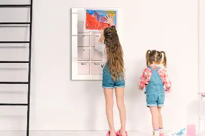 Tablica suchościeralna magnetyczna z kalendarzem urodzin