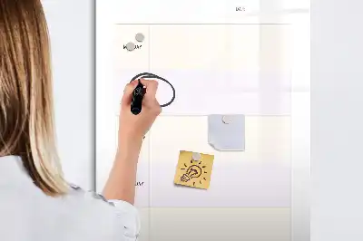 Tablica suchościeralna magnetyczna planer posiłków