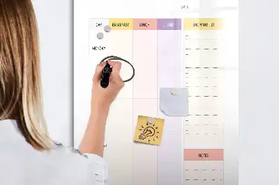 Planer żywieniowy magnetyczna tablica suchościeralna