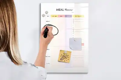 Planer żywieniowy magnetyczna tablica suchościeralna