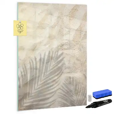 Tablica suchościeralna magnetyczna z motywem letniej plaży