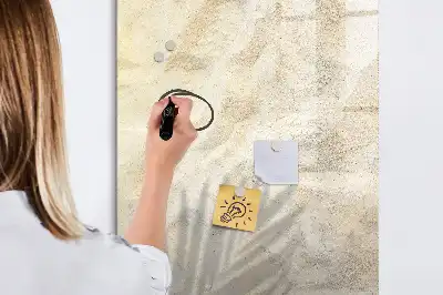 Tablica suchościeralna magnetyczna z motywem letniej plaży