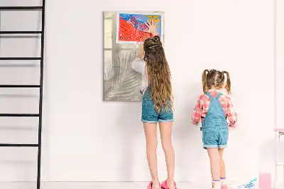 Tablica suchościeralna magnetyczna z motywem letniej plaży