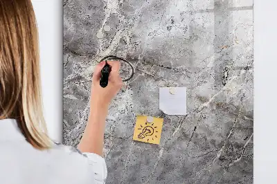 Tablica magnetyczna suchościeralna wzór ciemny marmur