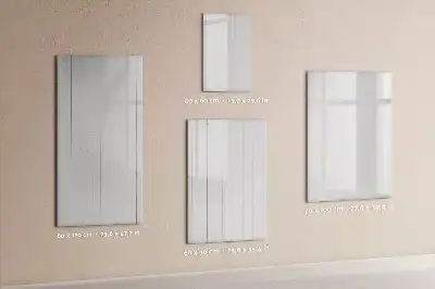 Tablica suchościeralna magnetyczna w ramie z naturalnego drewna
