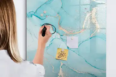 Tablica suchościeralna magnetyczna wzór dekoracyjny marmur