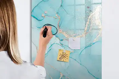 Tablica suchościeralna magnetyczna wzór dekoracyjny marmur
