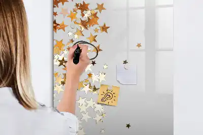 Tablica magnetyczna suchościeralna wzór w gwiazdy
