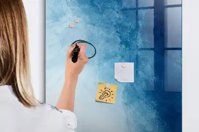 Tablica magnetyczna suchościeralna z motywem abstrakcji wody
