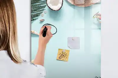 Tablica suchościeralna magnetyczna w wersji Letnia kompozycja