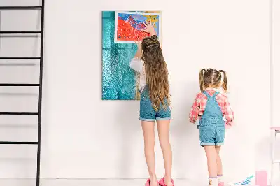 Tablica magnetyczna suchościeralna z motywem morskiej plaży