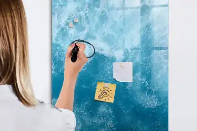 Tablica suchościeralna magnetyczna z motywem woda morze ocean