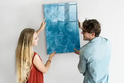 Tablica suchościeralna magnetyczna z motywem woda morze ocean
