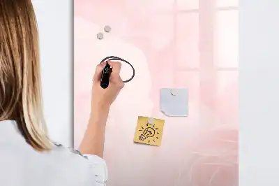 Tablica magnetyczna suchościeralna z motywem róż