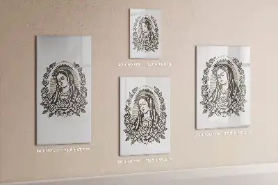 Tablica suchościeralna magnetyczna z motywem Matki Boskiej z Guadalupe