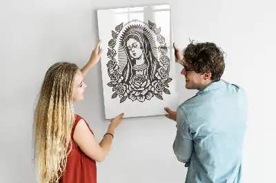 Tablica suchościeralna magnetyczna z motywem Matki Boskiej z Guadalupe