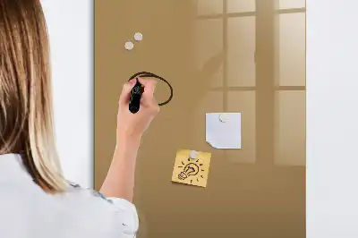 Tablica magnetyczna suchościeralna w kolorze ciemnobeżowym