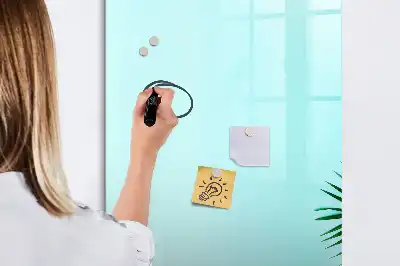 Tablica magnetyczna suchościeralna z motywem egzotycznych liści